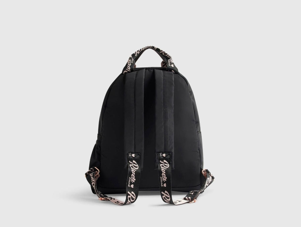River Island Black Nylon Backpack & Lunchbox 14-inch