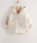 Ecru Floral Baby Crinkle Jersey
Coat