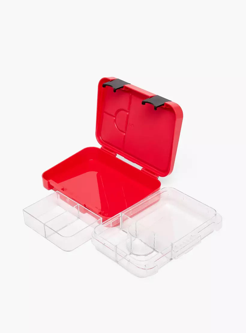 Spider-Man Print Bento Lunch Box for Boys with Clip Lock Lid