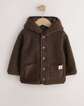 Chocolate Brown Hooded Fleece