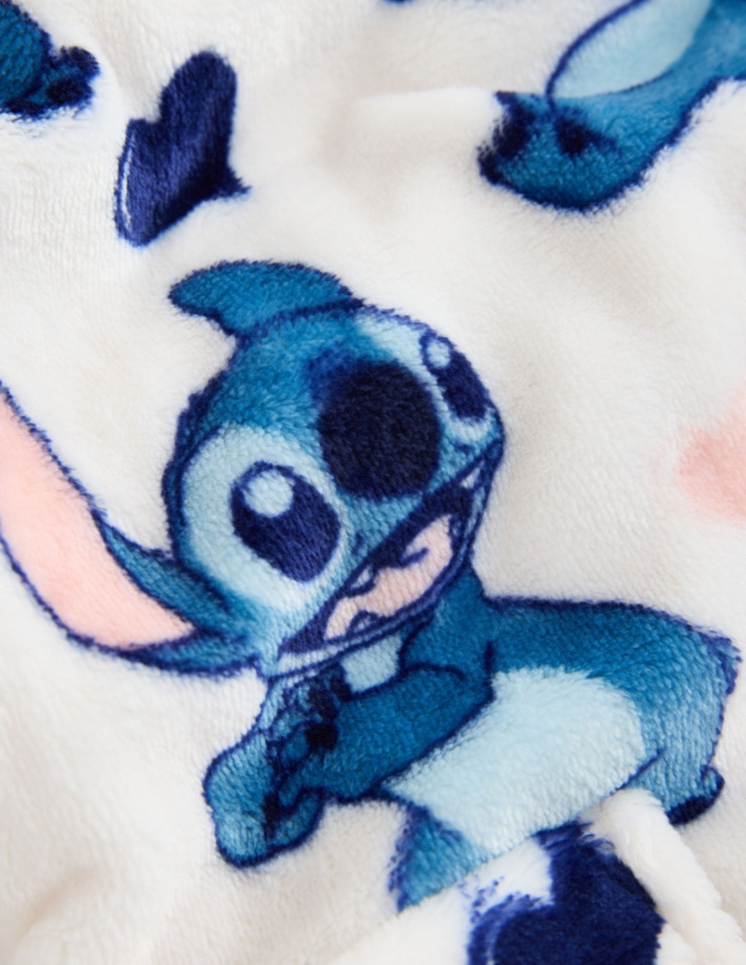 Blue Lilo and Stitch Fleece Dressing Gown