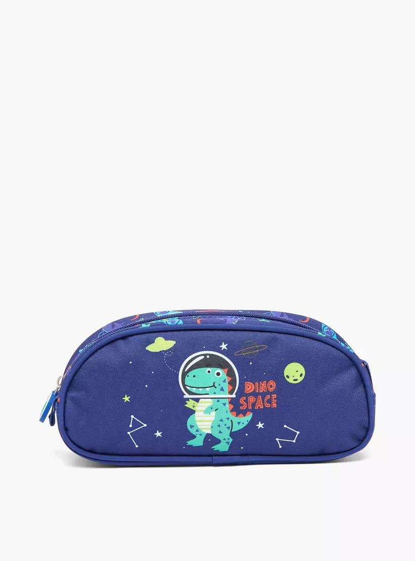 Juniors Dinosaur Print Trolley Bag for set 14 inches
