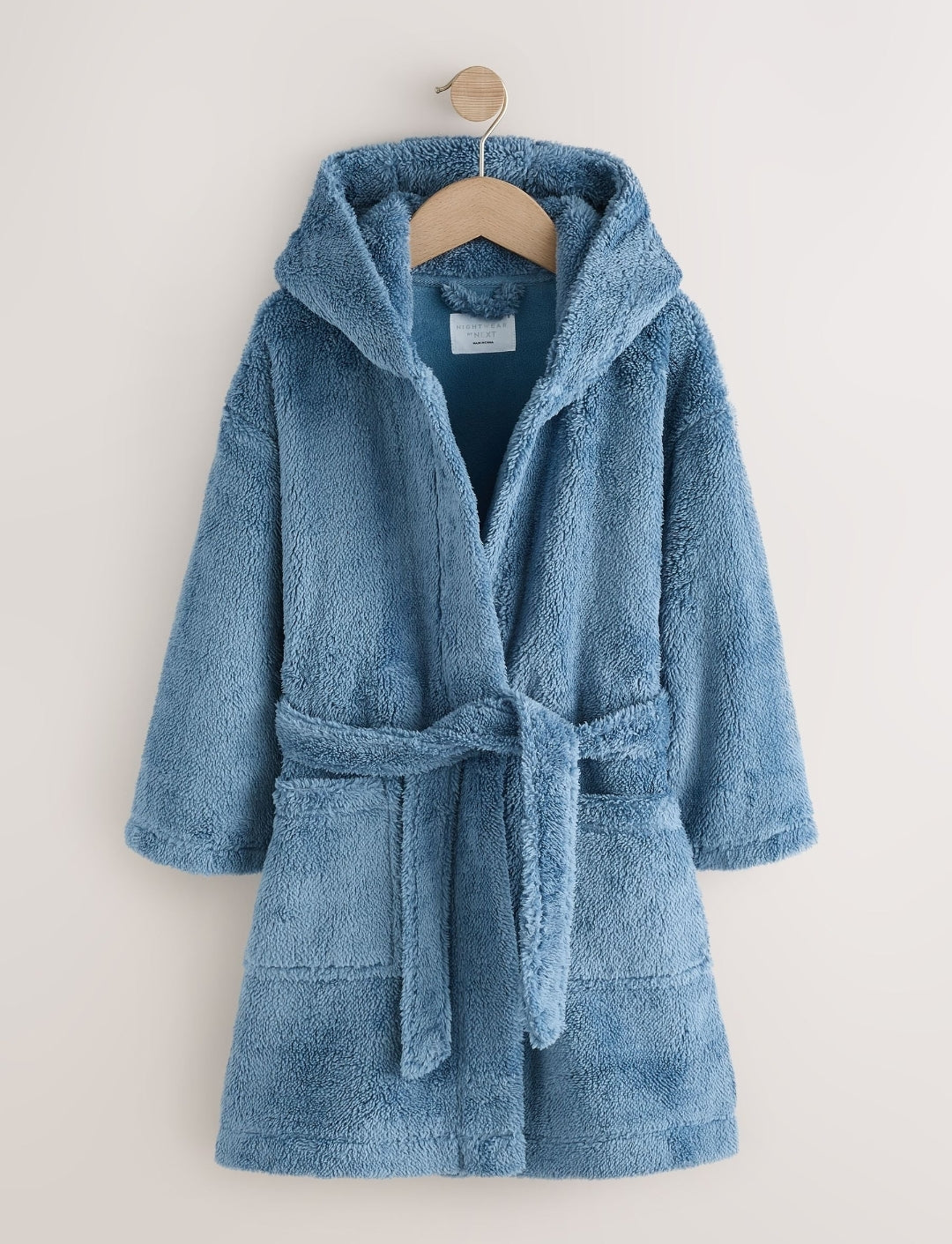 Denim Bright Blue Fleece Robe