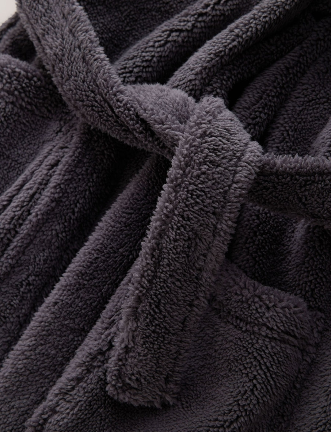 Grey Fleece Robe