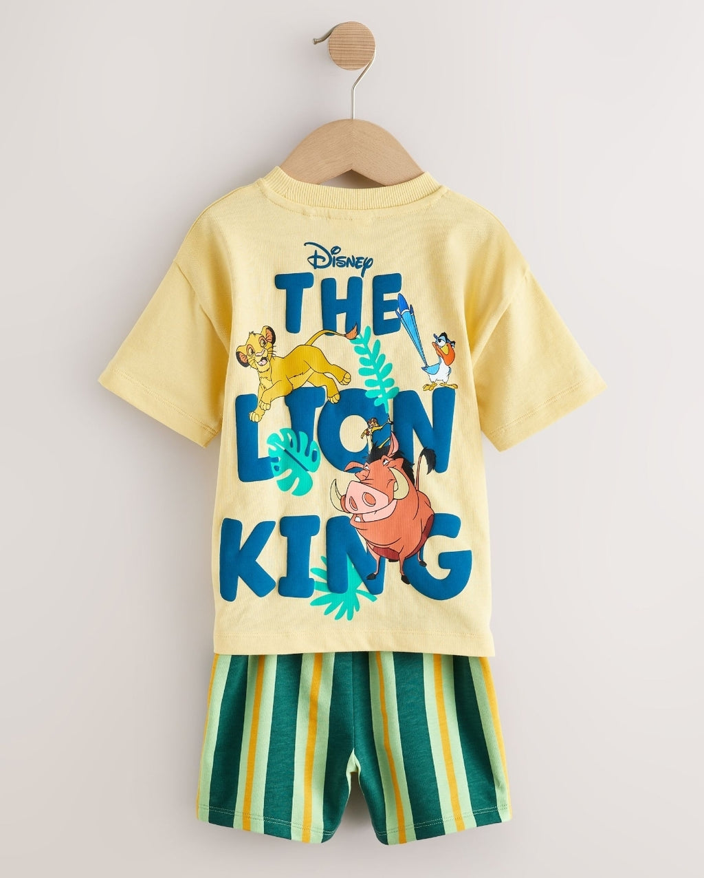 Yellow Lion King Short Sleeve
T-Shirt & Shorts Set