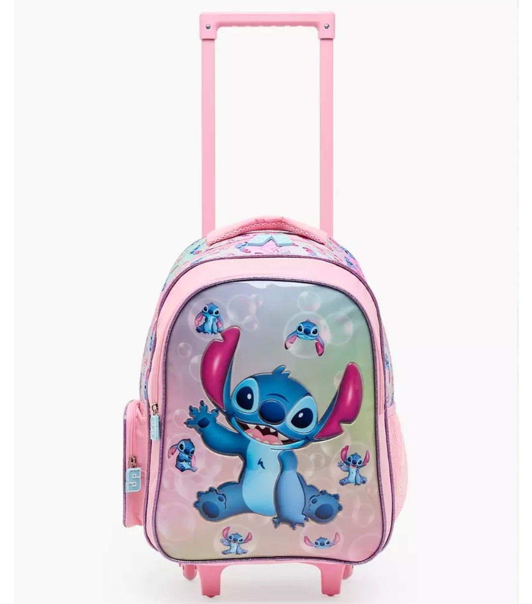 Disney Stitch Print 5-Piece School Trolley Bag Set 16 inch