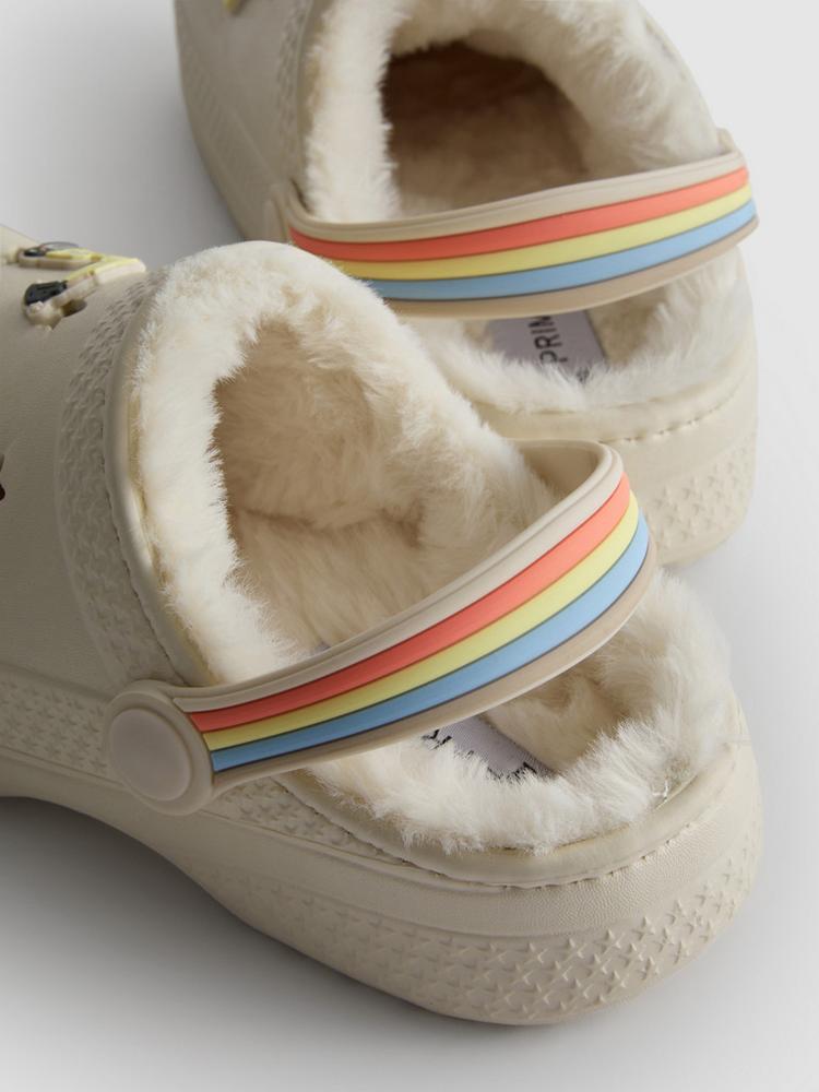 Digger Faux Fur Lined Clog Slippers