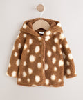 Brown Spot Borg Hooded Baby
Jacket