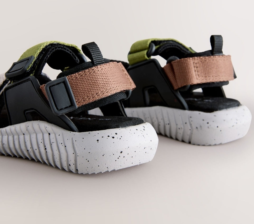 Grey/Black Utility Trekker Walking Sandals