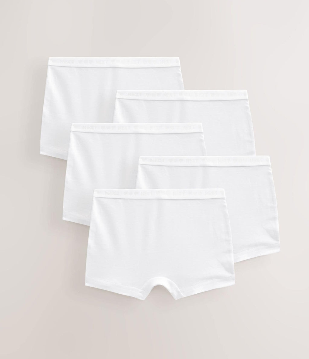 White Short Briefs 5 Pack