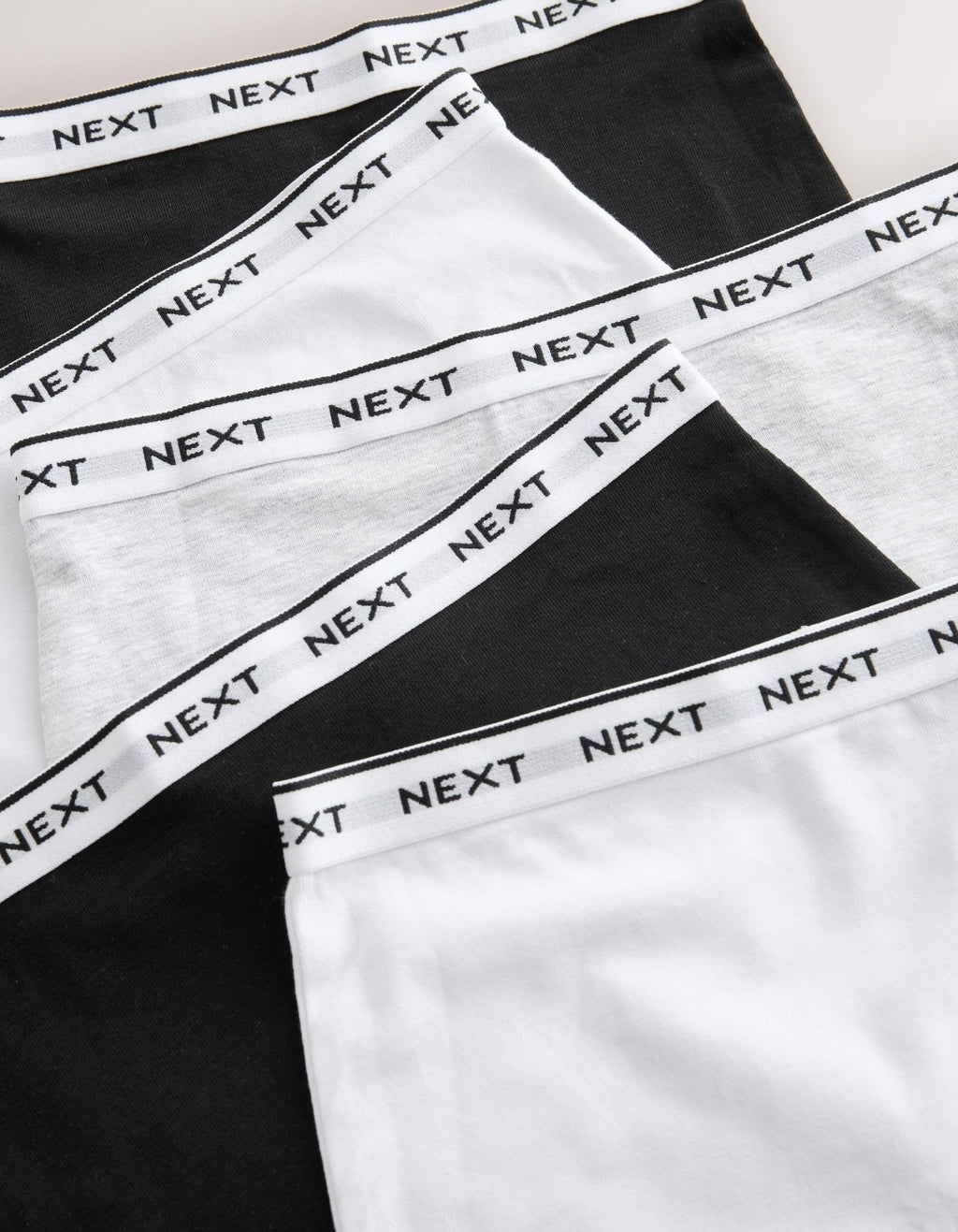 Black/Grey/White Short Briefs 5
Pack