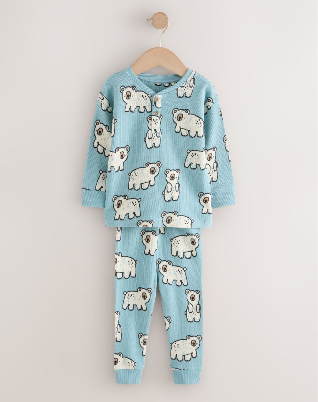 Charcoal/Blue All Over Stompy Animal Snuggle Pyjamas 3 Pack