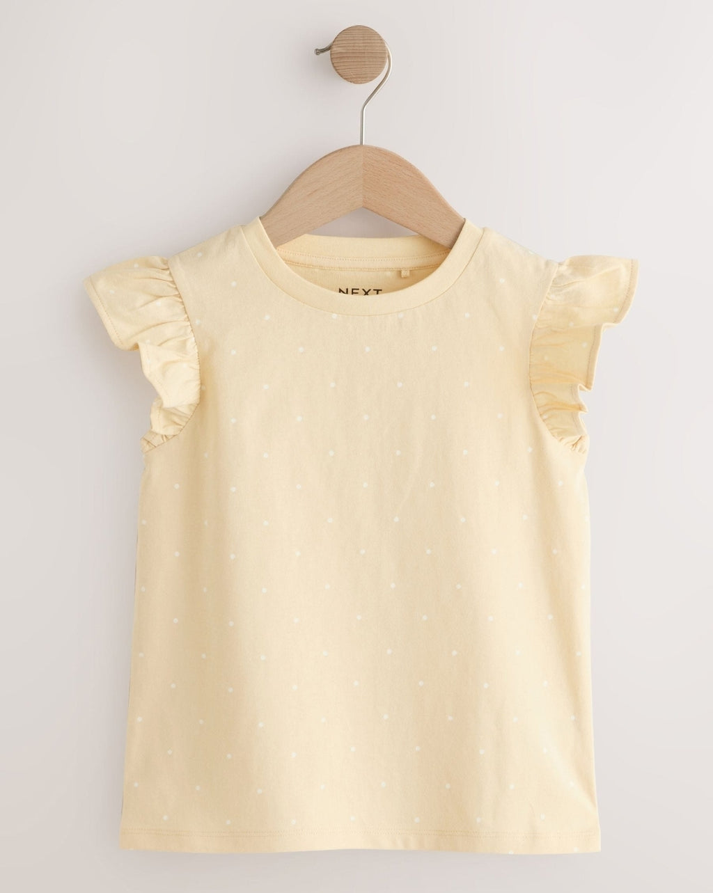 Yellow Ditsy Frill Sleeve T-Shirt 4
Pack