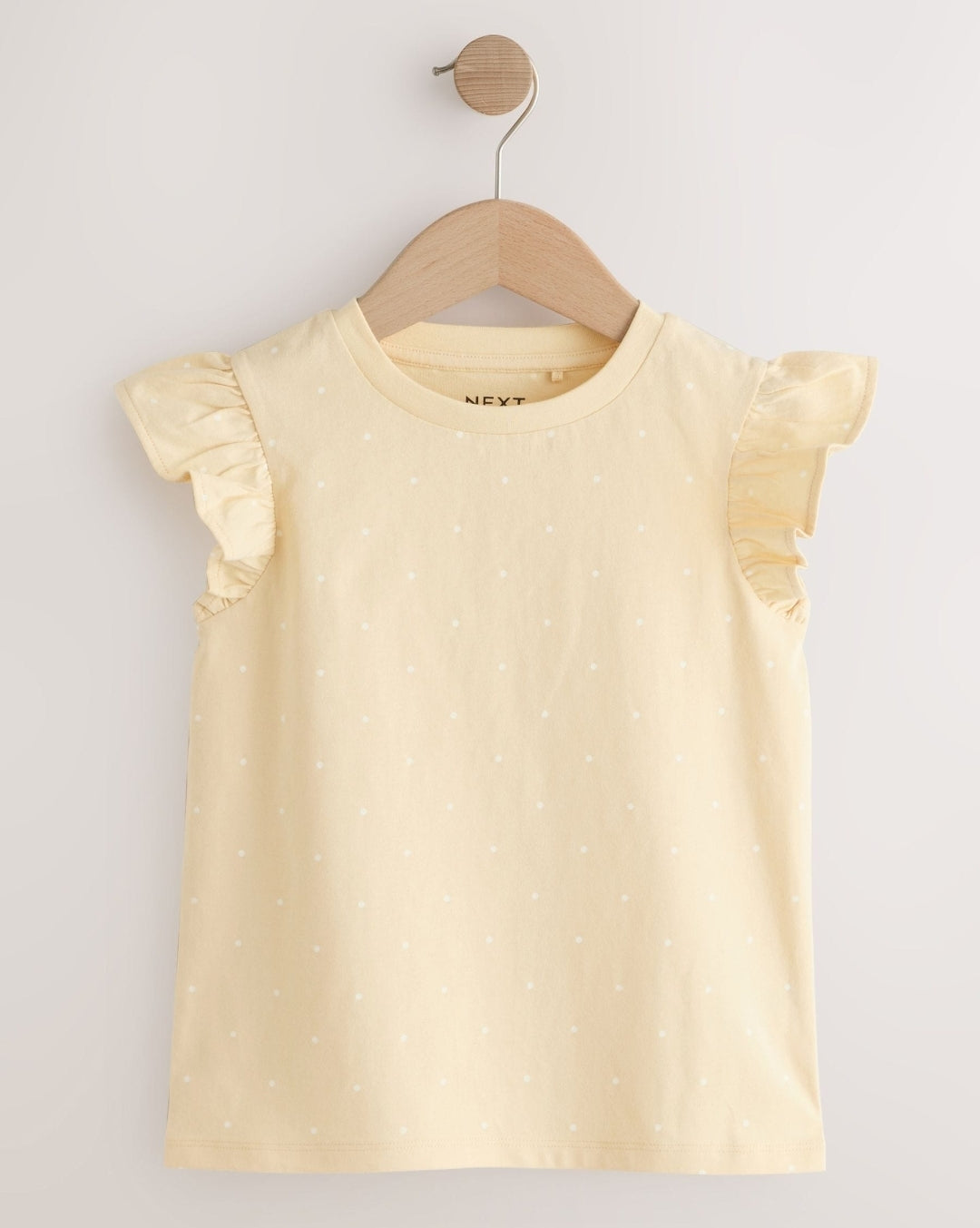 Yellow Ditsy Frill Sleeve T-Shirt 4
Pack