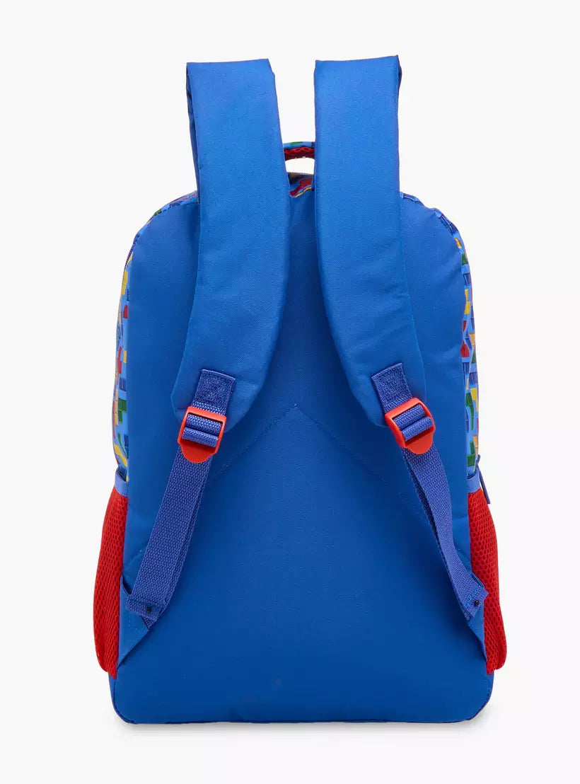 MUST 5-Piece Tetris Print 16-inch Backpack Set - 43x30x13 cms