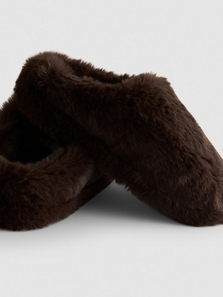 Primark Faux Fur Mule Slippers