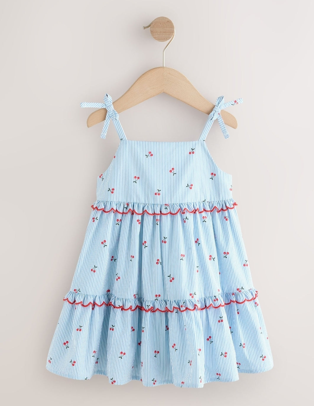 Blue Stripe Strappy Dress