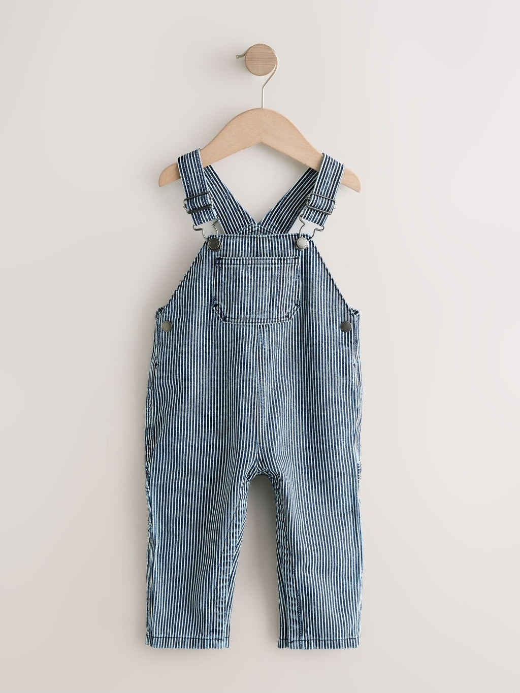 Ticking Stripe Dungarees