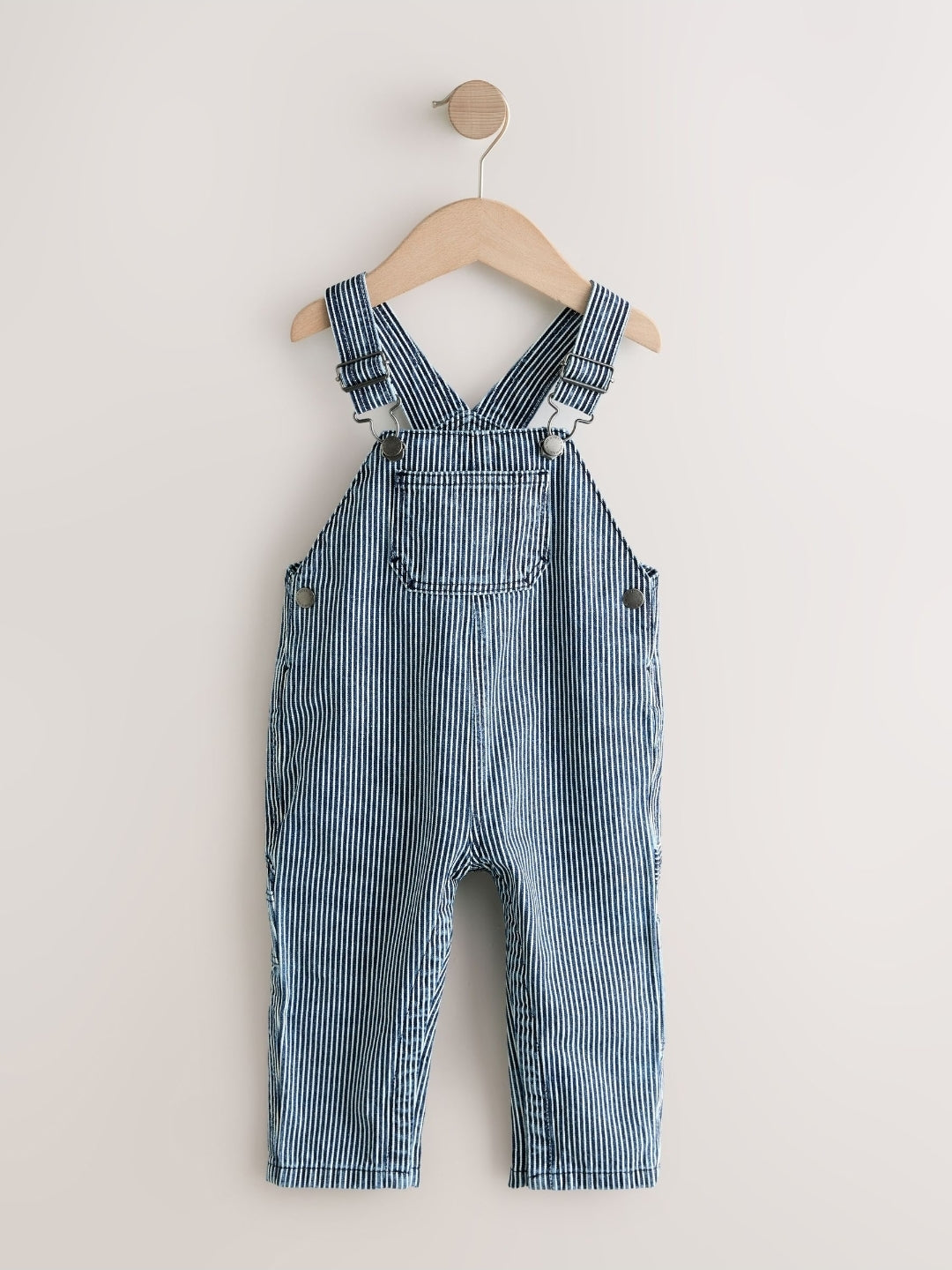 Ticking Stripe Dungarees