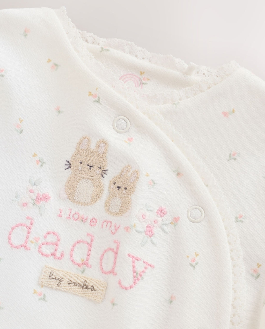 Sleepsuits
Ecru White Daddy Family Baby
Sleepsuit