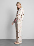Printed Satin Boyfriend Pyjamas