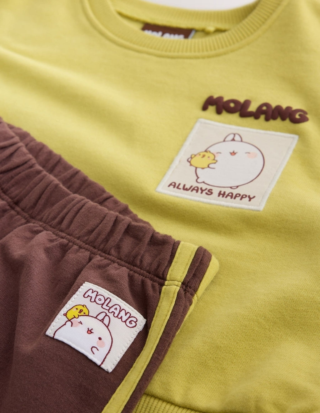 Green Molang Sweatshirt and Leggings Set