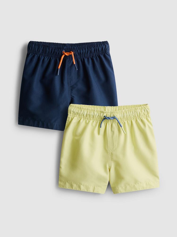 2pk Drawstring Swimming Shorts
