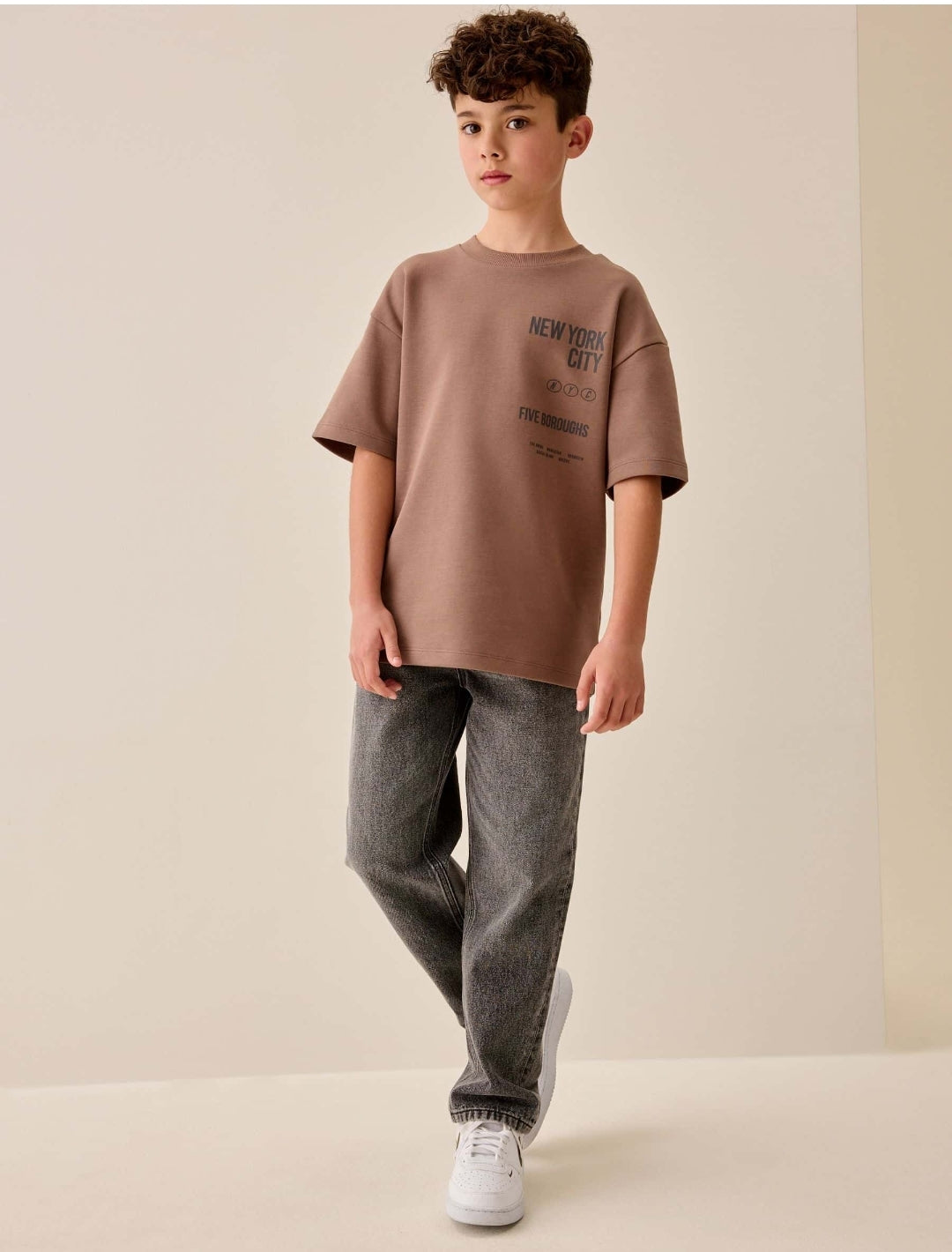 Dark Grey Loose Fit Authentic Jeans