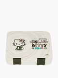 Sanrio Hello Kitty Print Bento Lunch Box for Girls with Clip Lock Lid