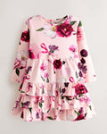 Baker by Ted Baker Pink Ruffle
Hem Floral Jersey Dress