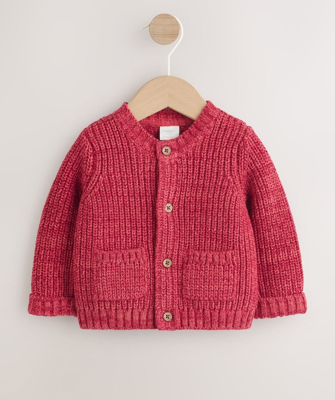 Red My First Christmas Knitted
Baby Cardigan
