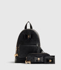 River Island Black Bundle Backpack