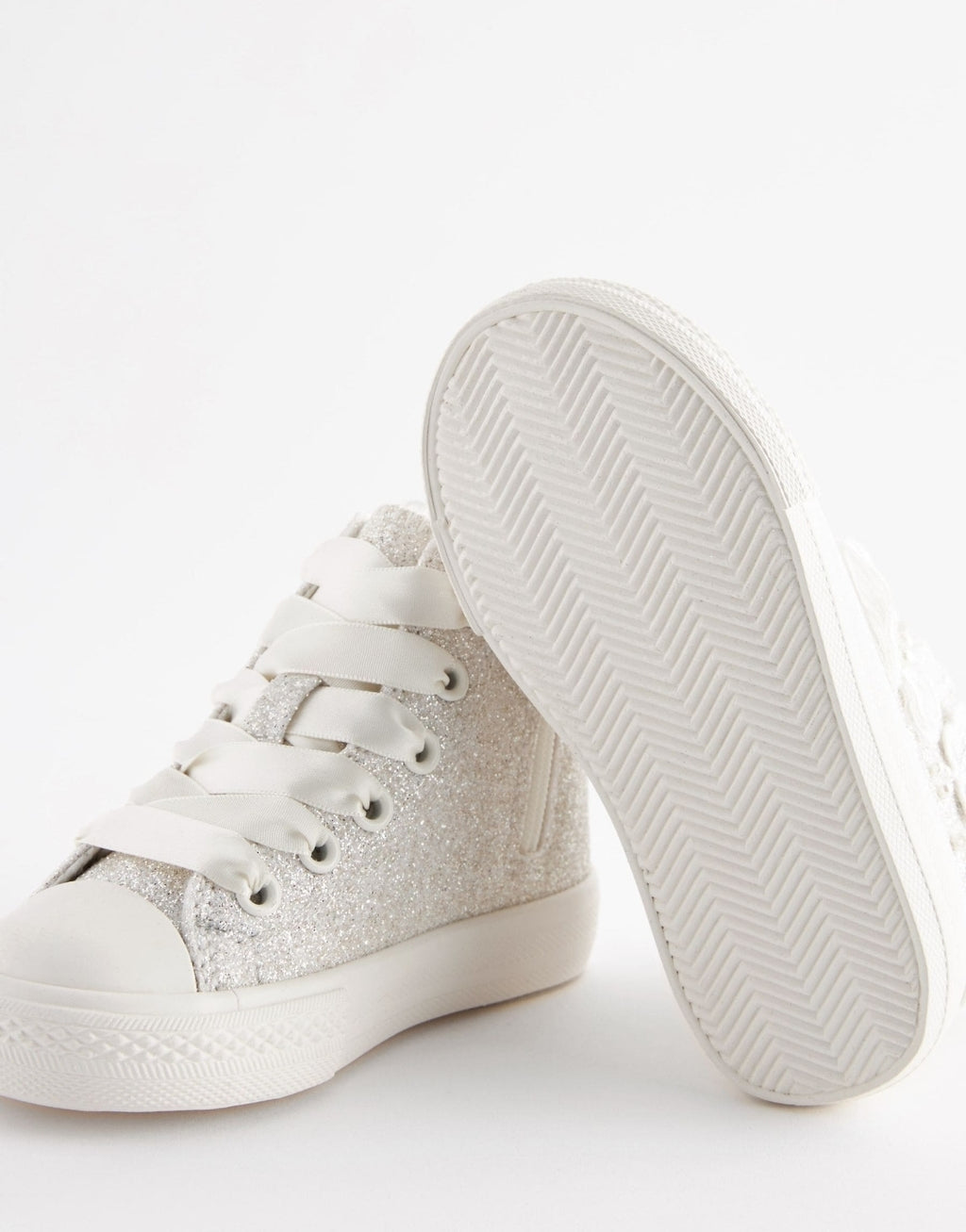Butterfly Glitter High Top Trainers