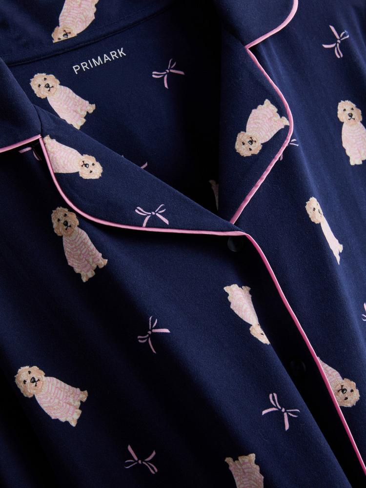 Primark Printed Button-Through Boyfriend Pyjamas