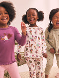 Purple/Green Snuggle Pyjamas 3 Pack