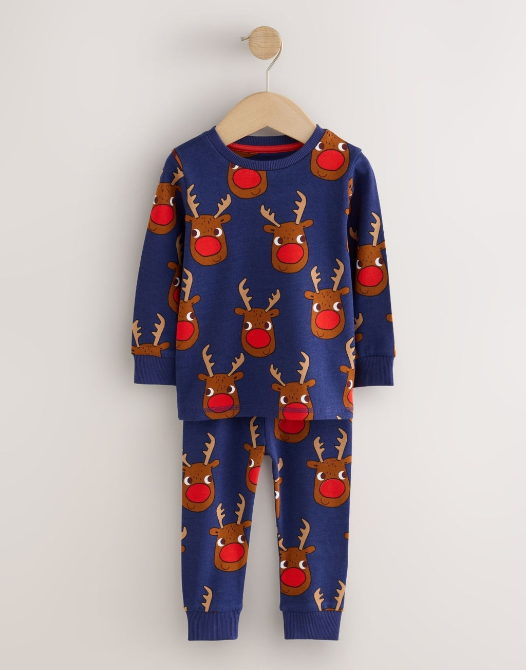 Navy All Over Rudolph ChristmasPyjamas