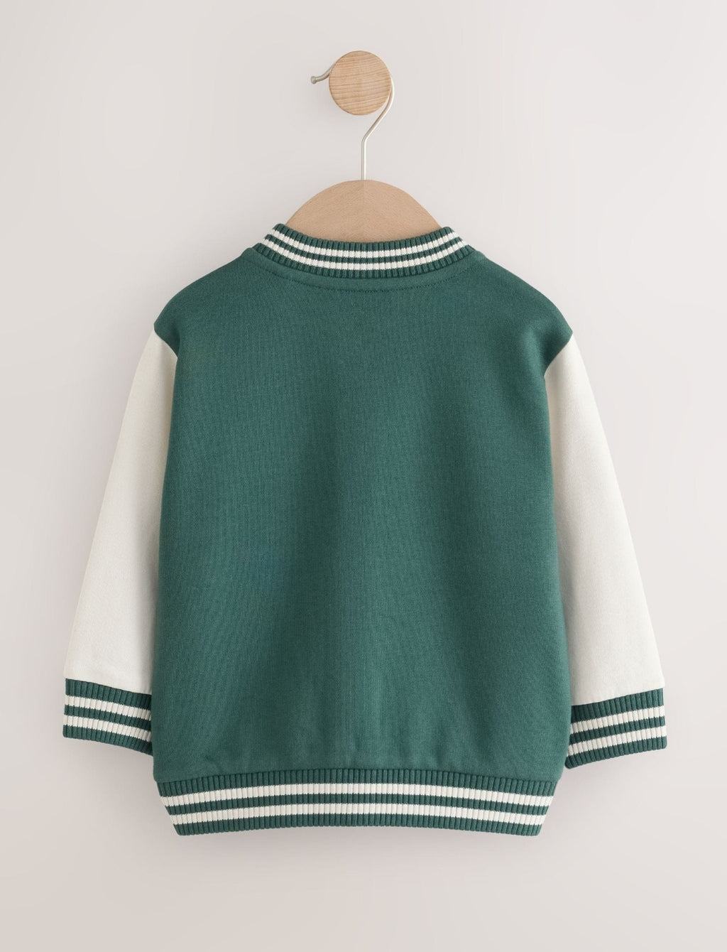 Green Jersey Bomber Jacket