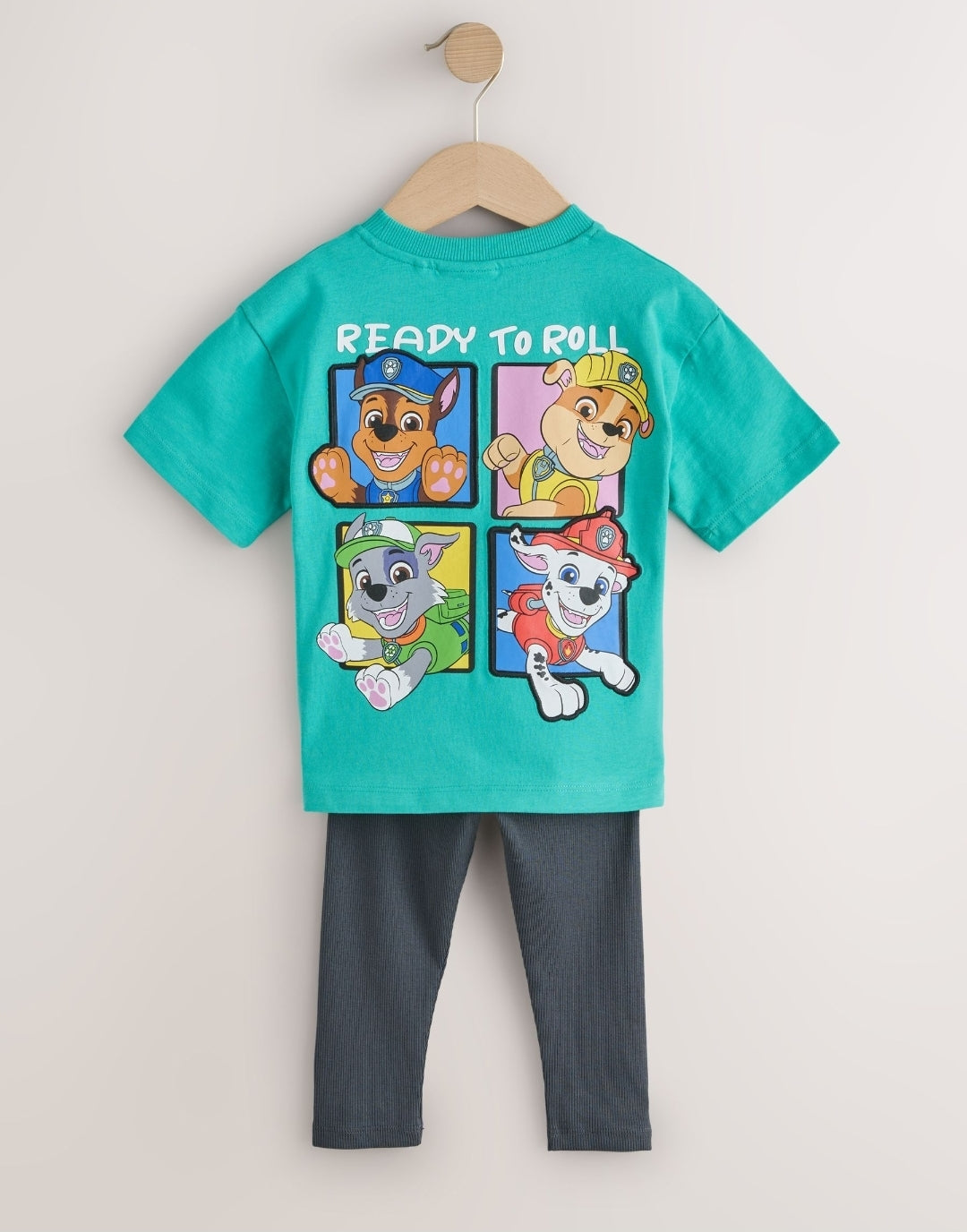 Teal Blue Paw Patrol T-Shirt and Leggings Set