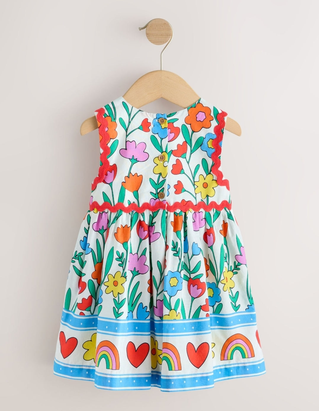 Multi Bright Ric Rac Dress
