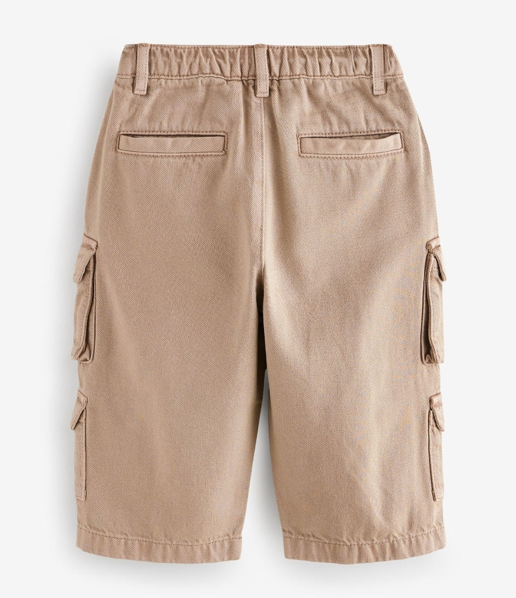 Tan Brown 100% Cotton Cargo
Trouser Jeans
