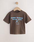 Brown Bunny Short Sleeve
Easter Graphic T-Shirt
