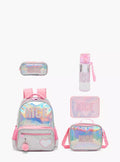 Juniors Printed 5-Piece School Backpack Set 16 inches