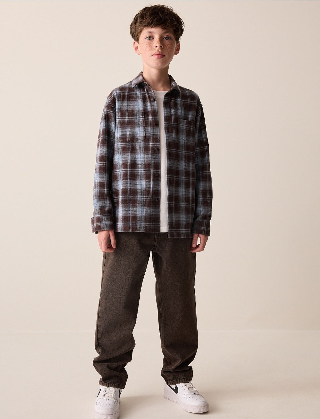 Brown Loose Fit Authentic Jeans