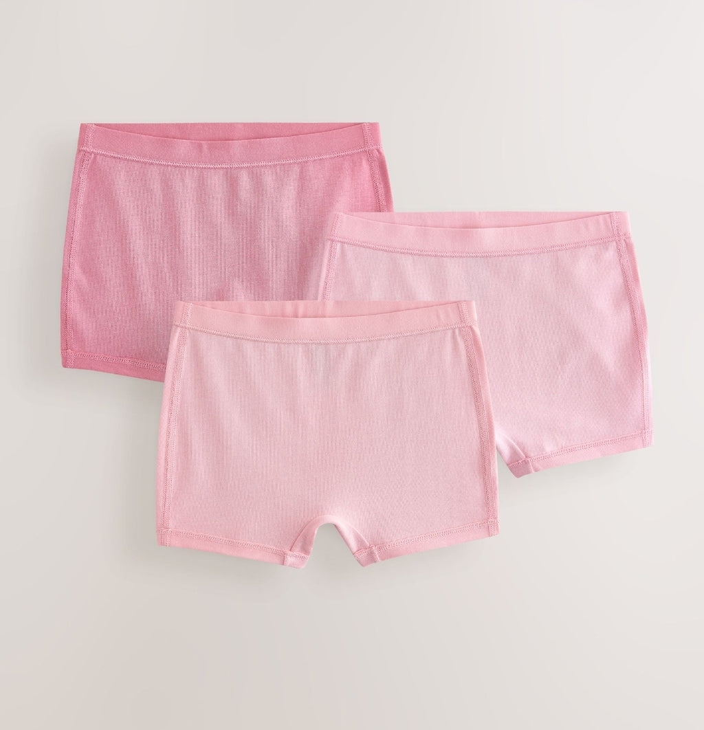 Pink/White Kind To Skin Short
Briefs 3 Pack