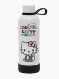 Sanrio Hello Kitty Print Stainless Steel Water Bottle with Screw Lid and Loop Handle