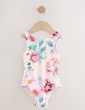 Pink Floral Swimsuit