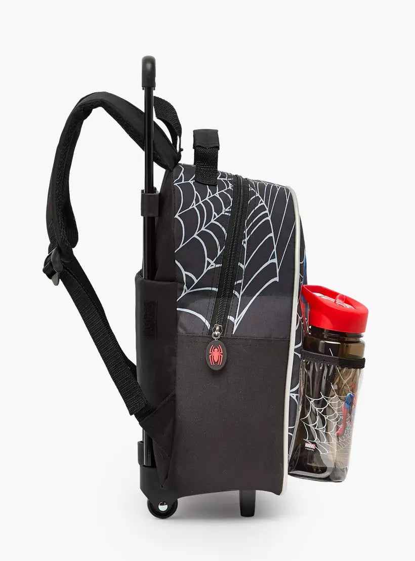 Spider-Man Print 3-Piece School Trolley Bag Set 14 inches