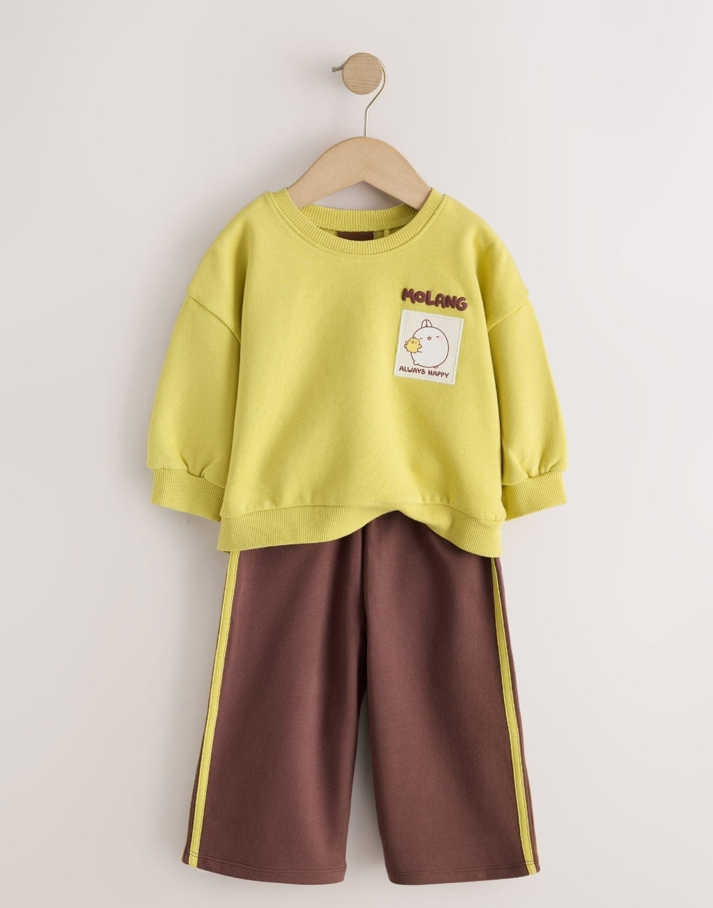 Green Molang Sweatshirt and Leggings Set