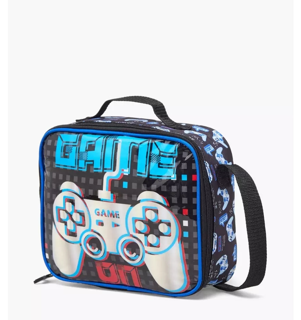 Game Print 5-Piece School Trolley Bag Set 16 inches