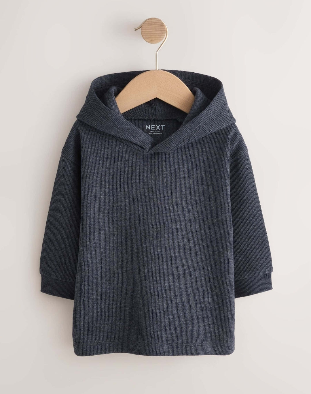 Navy Dinosaur Spike Long Sleeve Hoodie